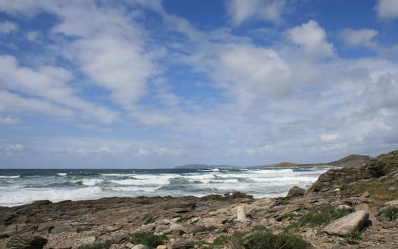 Coast of the atlantic ocean in Galicia,Spain
