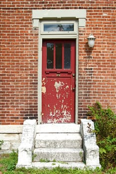 The old and vintage doors of German Village, Columbus, Ohio