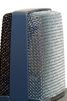 On stage microphone for a recording studio artist