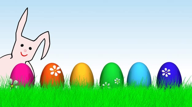 Smiling Easter Bunny