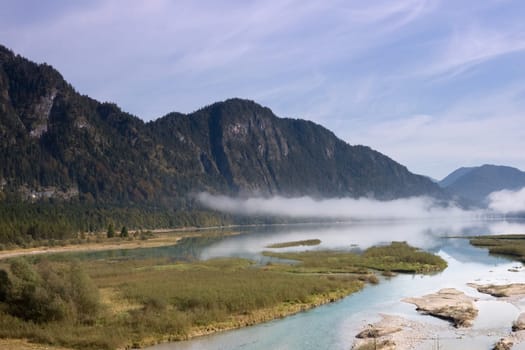 On the way to the Sylvenstein reservoir