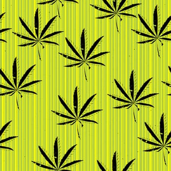 Weeds, seamless background of, grunge art graphic