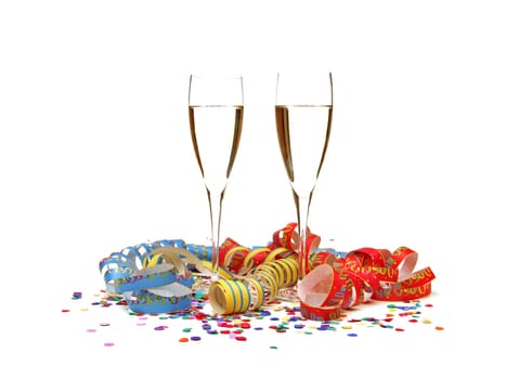 Streamer Confetti Champagne