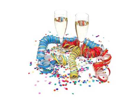 Streamer Confetti Champagne