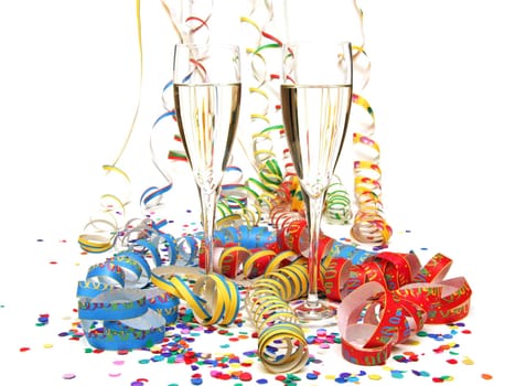 Streamer Confetti Champagne