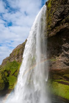 Seljalandsfoss the beautiful waterfall in Iceland