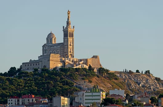 Notre Dame de la Garde from Marseille,France