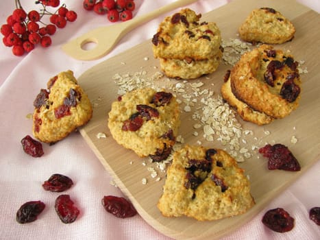 Cranberry Oatcurl Cookies