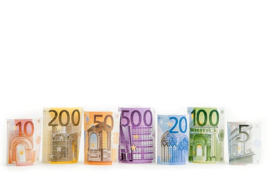 ero money isolated on white background
