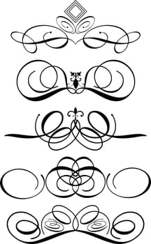 Collection of decorative ornaments - ideal for use of page breaks