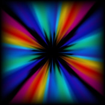 Abstract starburst background
