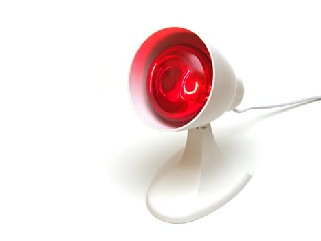 an infrared lamp