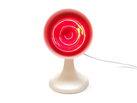 an infrared lamp