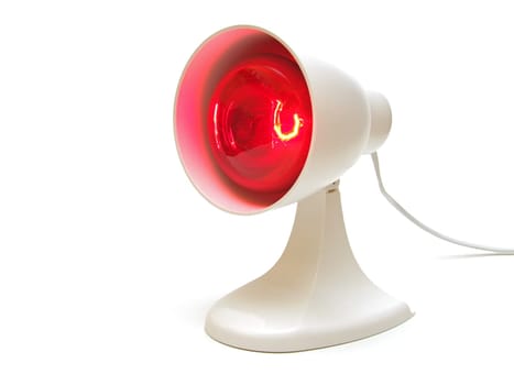 an infrared lamp