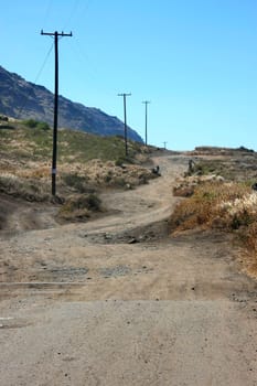 The end of a paved road
