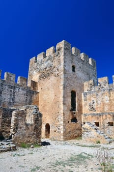Travel Europe: Frangocastello: venetian castle on the south coast of Crete.