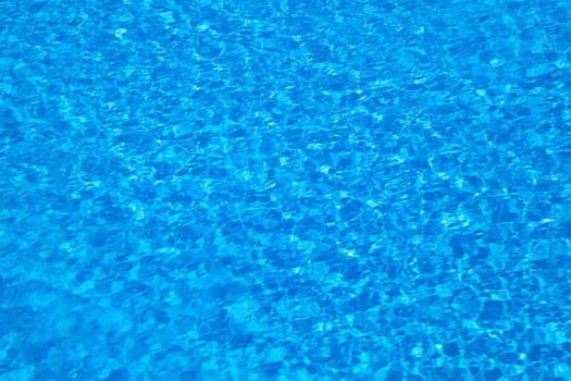 Close-up of turquoise water in a swimming pool