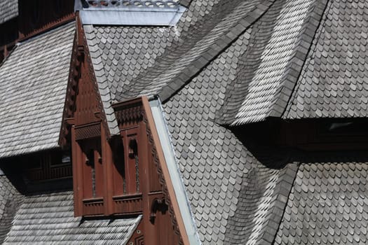 Hahnenklee-Bockswiese Stave Church near Goslar,1907/08,Architect: Karl Mohrmann,Lower Saxony,Harz,Germany