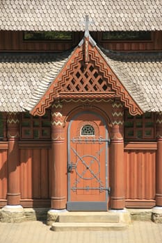 Hahnenklee-Bockswiese Stave Church near Goslar,1907/08,Architect: Karl Mohrmann,Lower Saxony,Harz,Germany
