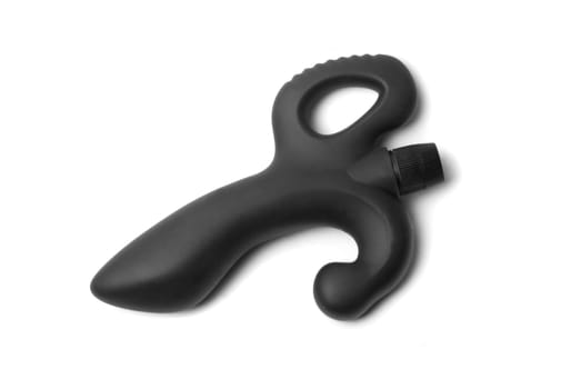 Double rubber dildo for clitoris and G-spot