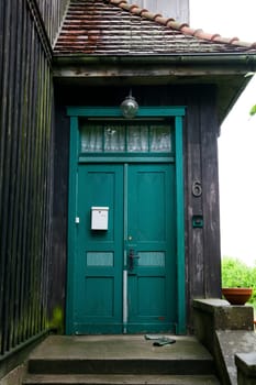 Old wooden building in a village