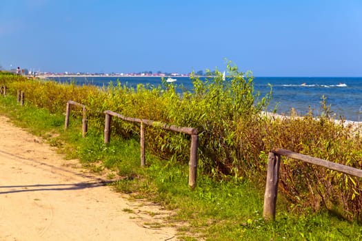 Beach at the coast of the Baltic sea Poland
