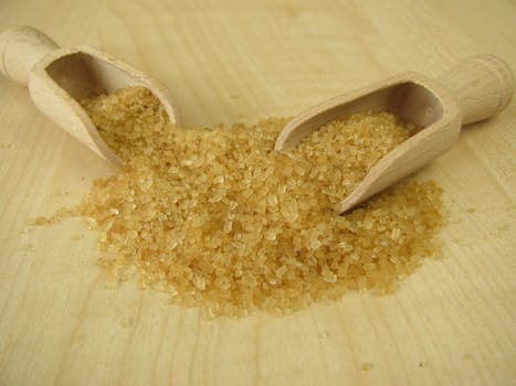 Brown raw cane sugar