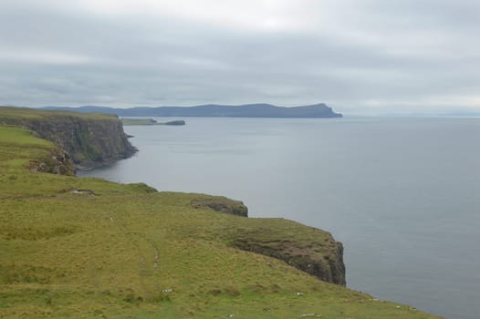 The coastline of Waternish on skye, Scotland