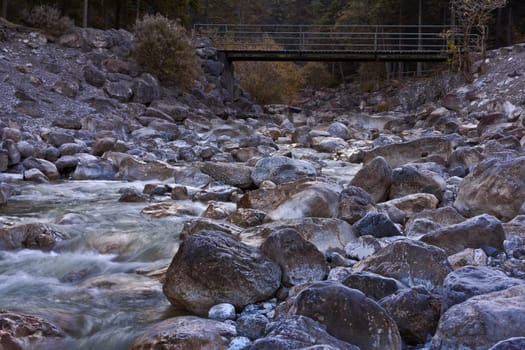 in the course of the river..