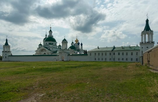 Spaso-Yakovlevsky Monastery situated to the left from the Rostov kremlin on the Rostov&#039 s outskirts