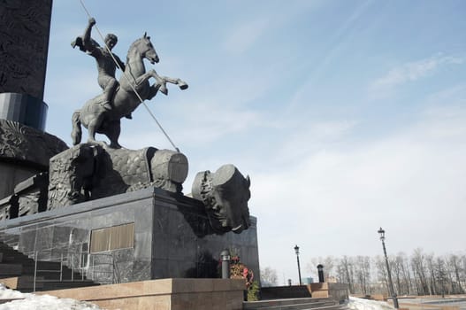 Monument of Georgy Pobedonosets in Moscow, Victory park