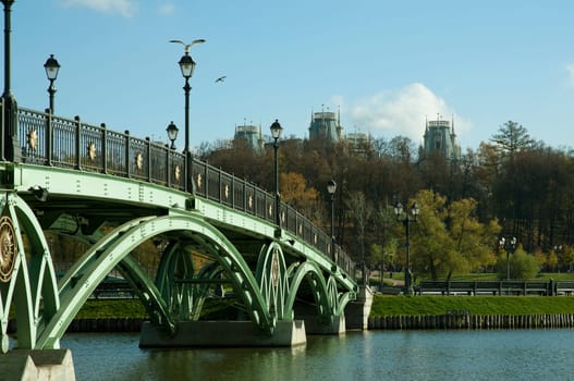 In 2005-2007 during carrying out of vosstanovitelno-rehabilitation works of the Tsaritsynsky pond to island have returned its historical outlines  now it is connected to coast by bridges (architect V.S.Keremetchi)