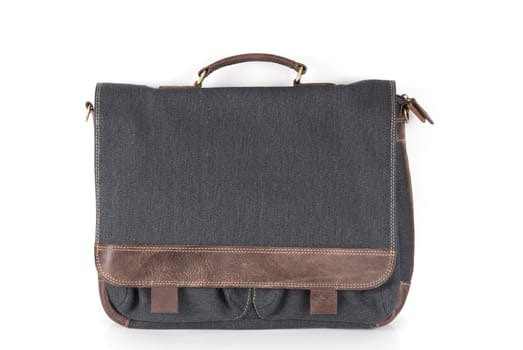 leather bag isolated on a white background