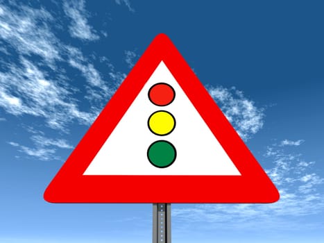 Traffic signs Light signal system