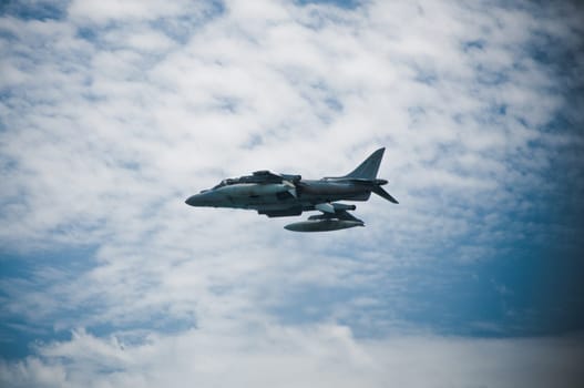 Sea Harrier in a Spanish Army Exhibition in Malaga, Spain