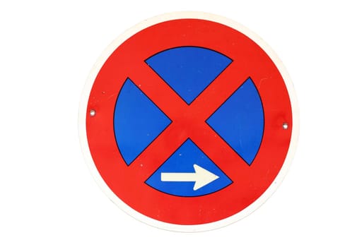 Information sign - Total no-stopping right side