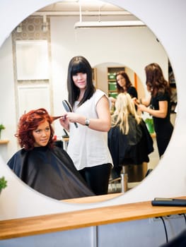 Situation in a Hair salon
