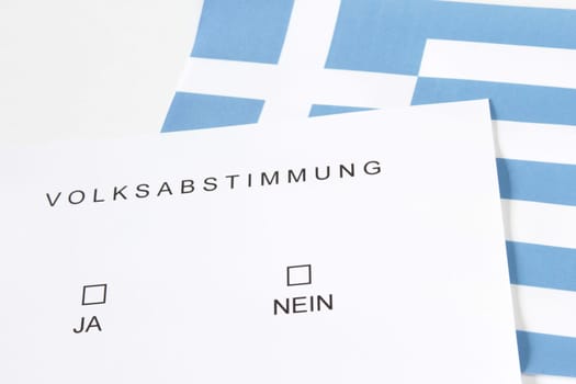 Symbolic photo: Referendum on debt relief for Greece