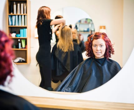 Situation in a Hair salon