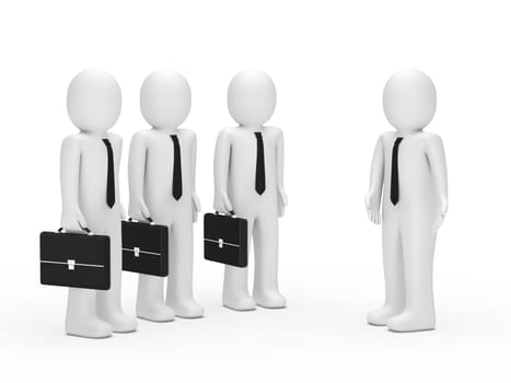 3d leader show business man the way