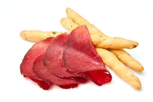 italian cold cuts called  Bresaola