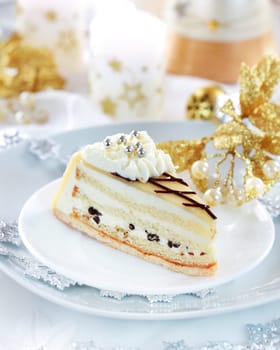 Delicious marchpane cake for Christmas