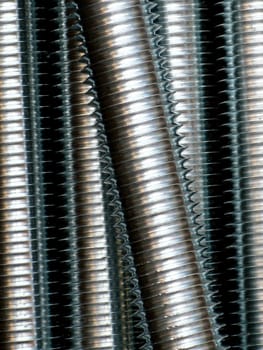 Close up of screw thread