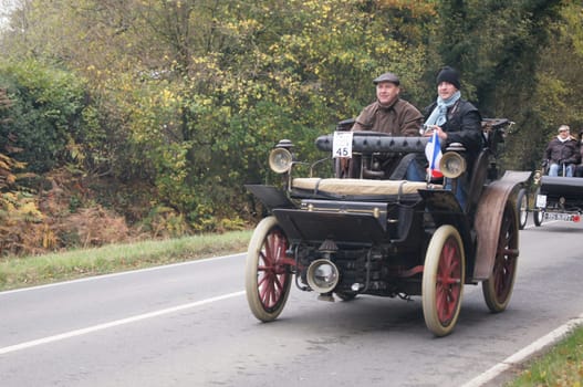 London to Brighton Veteran Car Run 6th Nov 2011, Slough Green, West Sussex http://www.veterancarrun.com/