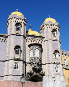 Pena National Palace in Sintra, Portugal (Palacio Nacional da Pena)