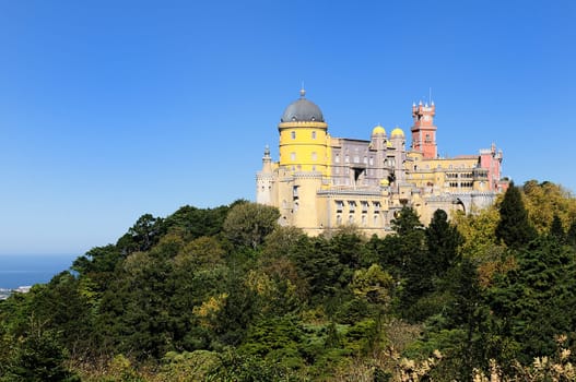 Pena National Palace in Sintra, Portugal (Palacio Nacional da Pena)