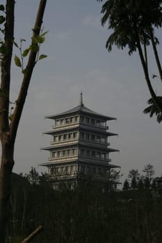Pagoda at the Garden Expo in Xian