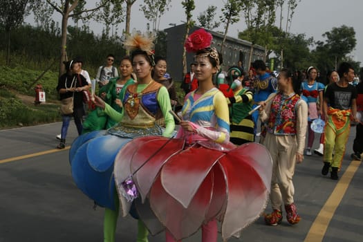 Parade at the Garden Expo in Xian