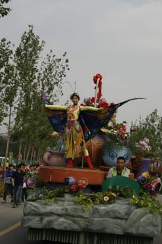 Parade at the Garden Expo in Xian