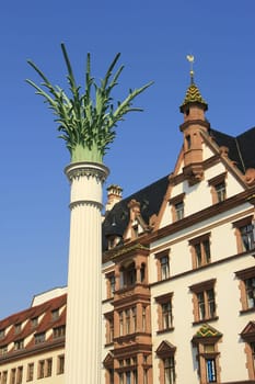 Nikolaisäule,Leipzig,Saxony,Germany
